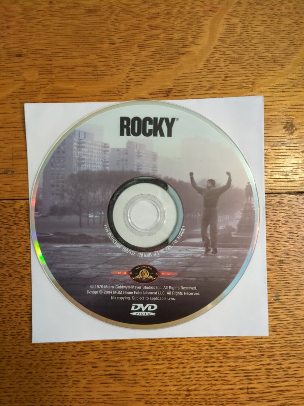 Rocky (DVD, 1976) Widescreen Disc Only
